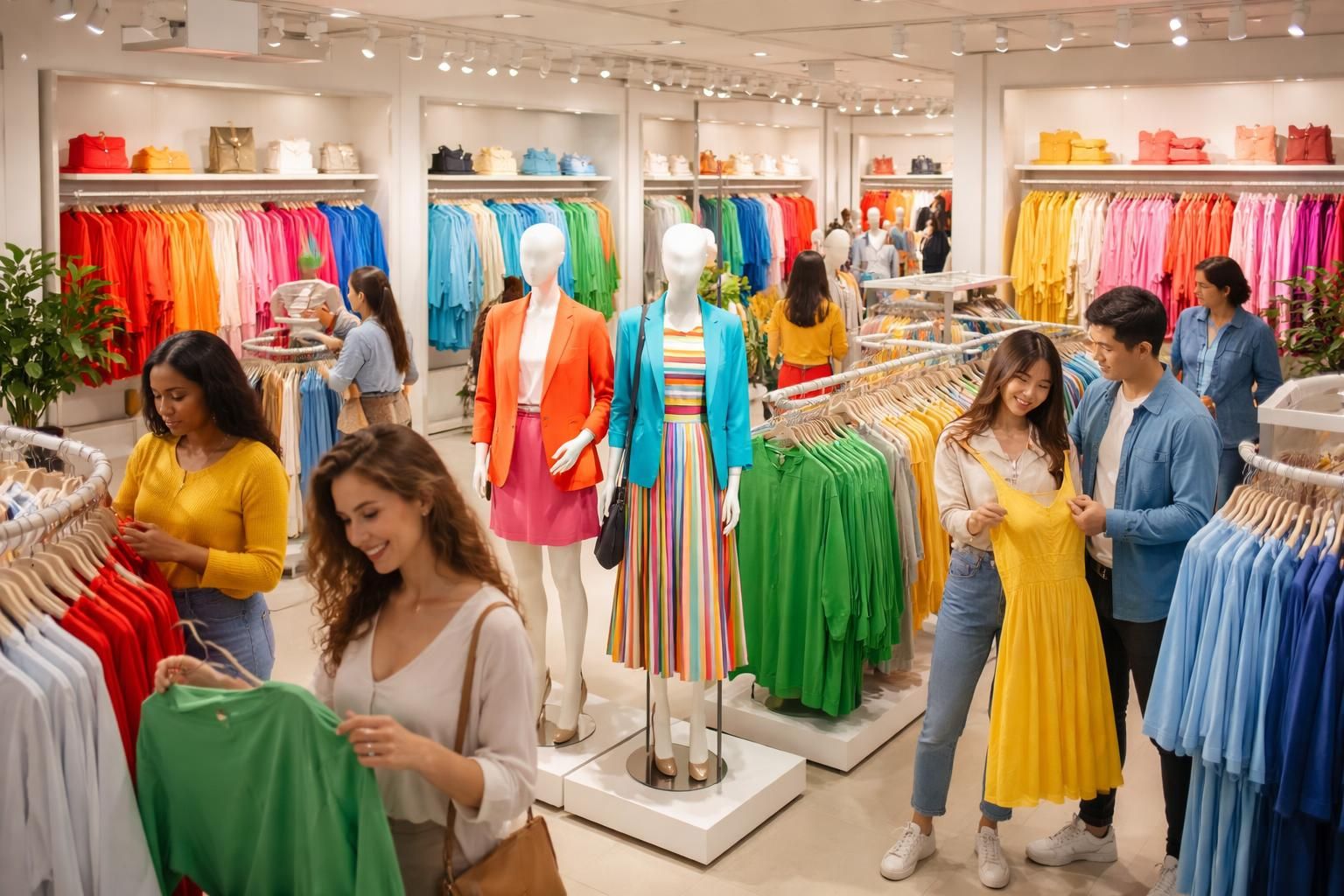 découvrez comment les couleurs influencent le merchandising des vêtements et impactent les décisions d'achat des consommateurs.
